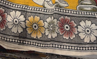 Seashell KALAMKARI SP CT B SERIES SAREE, border