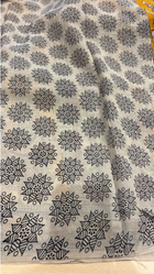 Aquamarine Kalamkari Cotton Saree, pallu